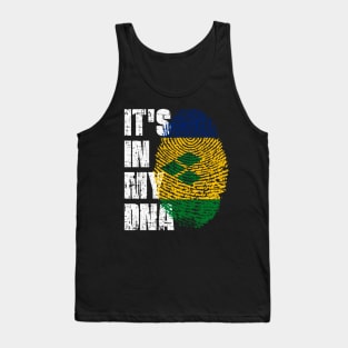 It's In My Dna St Vincent Grenadines Flag St Vincent Tank Top